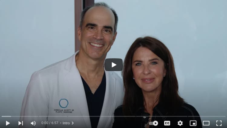 Patient testimonial video screenshot