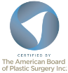 Certified by The American Board of Plastic Surgery Inc.
